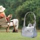 thumbnail image 4 of Bolsa de malla de nailon transparente para gatos, portátil, plegable, con un solo hombro, para mascotas, 4 of 6