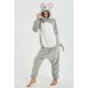 thumbnail image 1 of Kigurumi-Pijama de franela de ratón gris para adulto, camisón de rata, disfraz de Animal, conjunto de ropa de dormir, novedad, 1 of 4