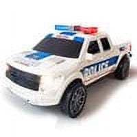 ArtCreativity Police Pickup Truck Toy with LED Lights & Sirens, Push & Go Vehicle for Boys & Girls Ages 3-7, Toddlers Birthday Gift