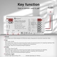 thumbnail image 2 of GLEOPTO ZigBee 3.0 Pro+ 2In1 CCT Dimmer LED Strip Controller DC12-24V Max12A Alexa Homey Tuya Smart Life APP Control, 2 of 5