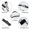 thumbnail image 3 of Yucurem Pvc Transparent Top-handle Bag Purse Large Capacity Zipper Shoulder Bag Daily Casual Bag, 3 of 7