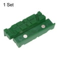 thumbnail image 3 of Uxcell Magnetic Vise Jaws 5 Inch Magnet U-Grooves Soft Bench Jaw Pads Covers, Green, 3 of 6