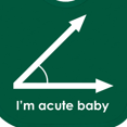 thumbnail image 4 of Inktastic I'm Acute Baby Boys or Girls Baby Bib, 4 of 4