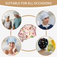 thumbnail image 2 of candy Bouffant Caps with Button and Sweatband, Adjustable Scrub Caps hat for Women Men, 2 of 5