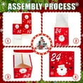 thumbnail image 6 of Costeam 24 Pcs DIY Christmas Advent Calendar Boxes for 2025, 24 Days Countdown Calendar Gift Christmas Cardboard Number Boxes Make & Fill Your Own Advent Calendar Boxes, 6 of 8