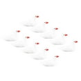 thumbnail image 3 of TISHITA Pack de 10 Mouettes Miniatures Fée Jardin Animal Étang Piscine Paysage DIY -, comme Blanc, 3 of 8