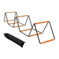 thumbnail image 2 of hengtong Agility Ladder Foldable Staircase Flexible Jumping Hurdles Improves Coordination Orange, 2 of 9