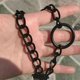 thumbnail image 4 of Personality Diablo Punk Wind Cortical Ring Collar Necklace-9light blue, 4 of 5