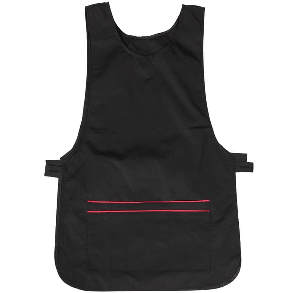 WASHWEPE Barber Accessories Delantal Negro Fácil De Poner Cómodo Y Seco Para Salón