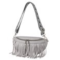 thumbnail image 1 of Bolso bandolera para mujer, bolso informal con borlas en el pecho, bolso con borlas (gris), 1 of 6