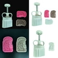 thumbnail image 2 of ZPAQI Relief Pattern Moon Cake Press Molds Cookie Stamps Moon Cake Maker Decors Tool, 2 of 7