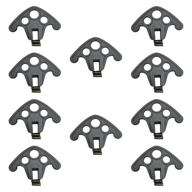 10 protectores de nieve para techo con costura vertical, prácticos accesorios de invierno, compactos, Gris