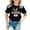 Black, variant on Kids Hot Summer Print T Shirt Girls Cute Easter Print Short Sleeve T Top Cat And Jacket
