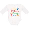 thumbnail image 3 of Inktastic My Grammy and Grampy Love Me Boys or Girls Long Sleeve Baby Bodysuit, 3 of 5