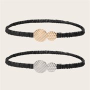 Aellinatey Stretchable Waist Belt with Adjustable Elastic for Jeans and Casual Pants
