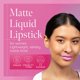 thumbnail image 2 of Lápiz labial líquido mate Aromi Baby Pink para mujer vegano, 2 of 9