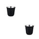 thumbnail image 4 of Tazas de café de doble pared Billuyoard 2piezas Negro 80ML, 4 of 6