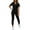 Black, variant on Fall Jumpsuits for Women Jumpsuits for Women Summer Casual Short Sleeve Lapel Button Down Belt Work Jumpsuit Rompers with Pockets Wide Leg Jumpsuits for Women Cargo Jumpsuit for Women Black