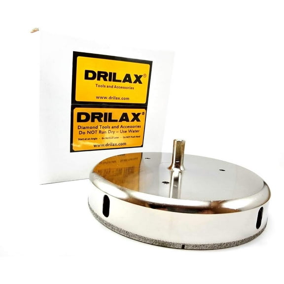 Drilax 6-5/8 inch Diamond Hole Saw for Commercial Drain Installation