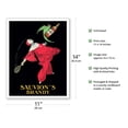 thumbnail image 2 of Sauvion’s Brandy - Vintage French Advertising Poster by Joseph Stall c.1925 - Fine Art Matte Paper Print (Unframed) 11x14in, 2 of 4