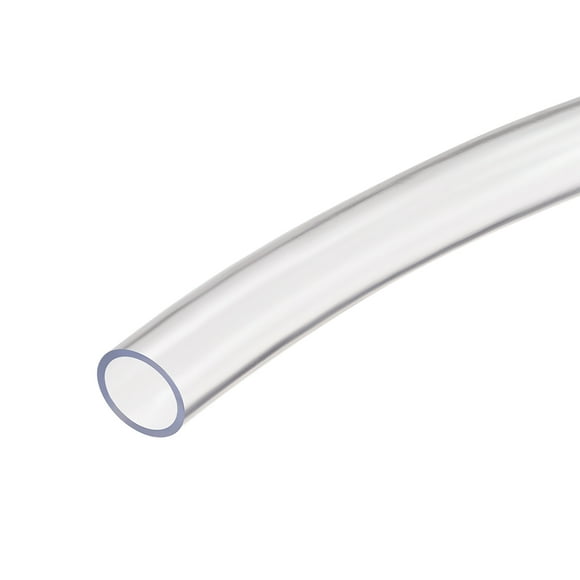 Uxcell Manguera Flexible Tubo Plástico Transparente 1Pieza 0.71''x0.83''x3.28ft