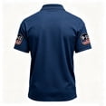 thumbnail image 4 of 9/11 25th Anniversary Shirt Faith Hope Courage Printed Mens Polo Shirts | 9/11 25th Anniversary Shirt Vintage Memorial Printed Short Sleeve Courage Patriotic American Flag Honor Tee, 2XL, 4 of 4