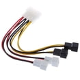 thumbnail image 2 of Ventilador de Refrigeración Sunnimix de 12V SATA de 4 Pines a 4X3 Pines Cable de Alimentación de extensión, 2 of 7