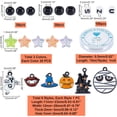 thumbnail image 4 of DIY Halloween Bracelet Making Kit Including Acrylic Beads with Letter Pumpkin & Ghost & Witch Hat Alloy Enamel Pendants Mixed Color Beads: 220Pcs/box, 4 of 7