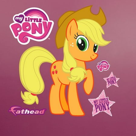 fathead hasbro my little pony - applejack peel and stick wall decal