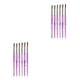 thumbnail image 1 of Guardurnaity 6 Pieces Nail Brush Set Flexible Nib Plastic DIY Elegant Painting Tools Bright Gentle Thin Gel Appearance Pen Type2 NO2, 1 of 6