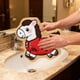 thumbnail image 1 of Toalla de mano del Año del Caballo | Vellón de Coral de Peluche Absorbente | Rojo suave, gris, marrón | Toalla colgante de cocina y baño de 9x8 pulgadas | Secado rápido, sin pelusa, duradero, 1 of 6
