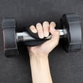 thumbnail image 4 of 1 par de guantes protectores de mano para levantamiento de pesas, almohadillas de agarre con mancuernas para gimnasio, entrenamiento deportivo, 4 of 4