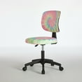thumbnail image 5 of Room Revival Swivel Mesh Task Office Chair, Rainbow Tie Dye Pink, 5 of 7