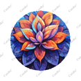 thumbnail image 3 of Abstract Painting Of Colorful Flower Polyester Universal Spare Wheel Tire Cover Wheel Covers for Trailer RV SUV Truck Camper, 3 of 5