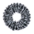 thumbnail image 3 of Corona navideña, corona navideña de 42cm, decoración de primavera y verano, coronas artificiales, corona para puerta delantera, para jardín, fiesta, blanco mayimx Coronas de puerta de entrada, 3 of 9