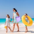 thumbnail image 4 of Darzheoy Colorful Mesh Beach Bags Sand Away Portable Foldable Sea Shell Bag with Adjustable Carrying Straps, Toy Storage Bag Beach Bags, 4 of 6