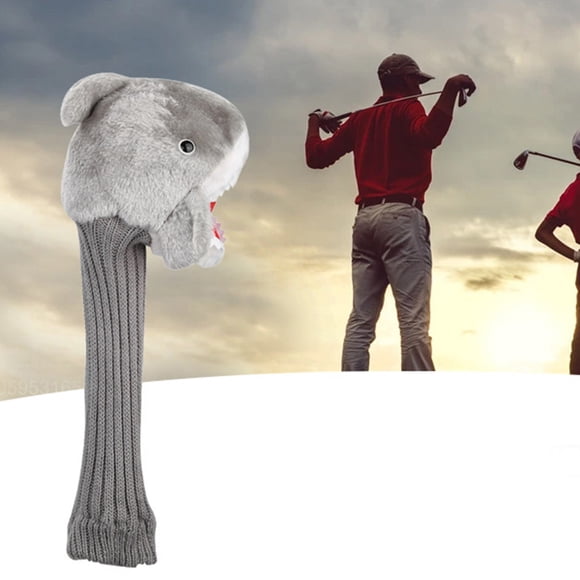 Golfs Covers, Sharks Head Club Covers Driver Fit 3 and 5 Wood Protector Lightweight Plush Cloth for Golfers Family Friends