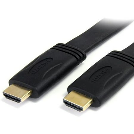 Startech HDMIMM10FL 10 ft Flat High Speed HDMI Cable with Ethernet   Ultra HD 4k x 2k HDMI Cable   HDMI to HDMI