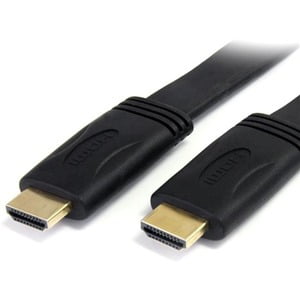 Startech HDMIMM10FL 10 ft Flat High Speed HDMI Cable with Ethernet Ultra HD 4k x 2k HDMI Cable HDMI to HDMI M/M