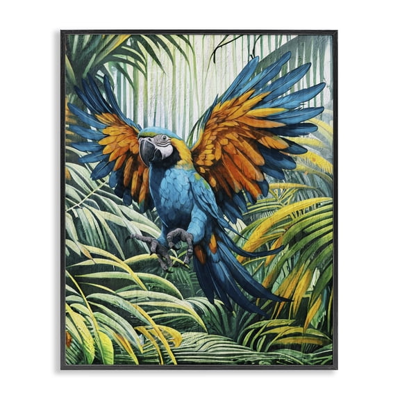 Stupell Industries Contemporary Black Framed Giclee Art, 11 x 14, by Karen Smith