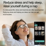Mingdaln AI Smart Glasses for Men and Women, Smart Glasses with Open-Ear Voice Control & Wireless Bluetooth Calling, Anti-Blue Light, Traveling and Driving
