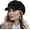 4-black, variant on Women Newsboy Hats Cabbie Hat Beret Paperboy Tweed Baker Boy Cap