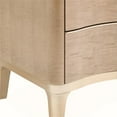 thumbnail image 5 of Michael Amini Malibu Crest Wood & Marble 3-Drawer Nightstand - Blush, 5 of 15
