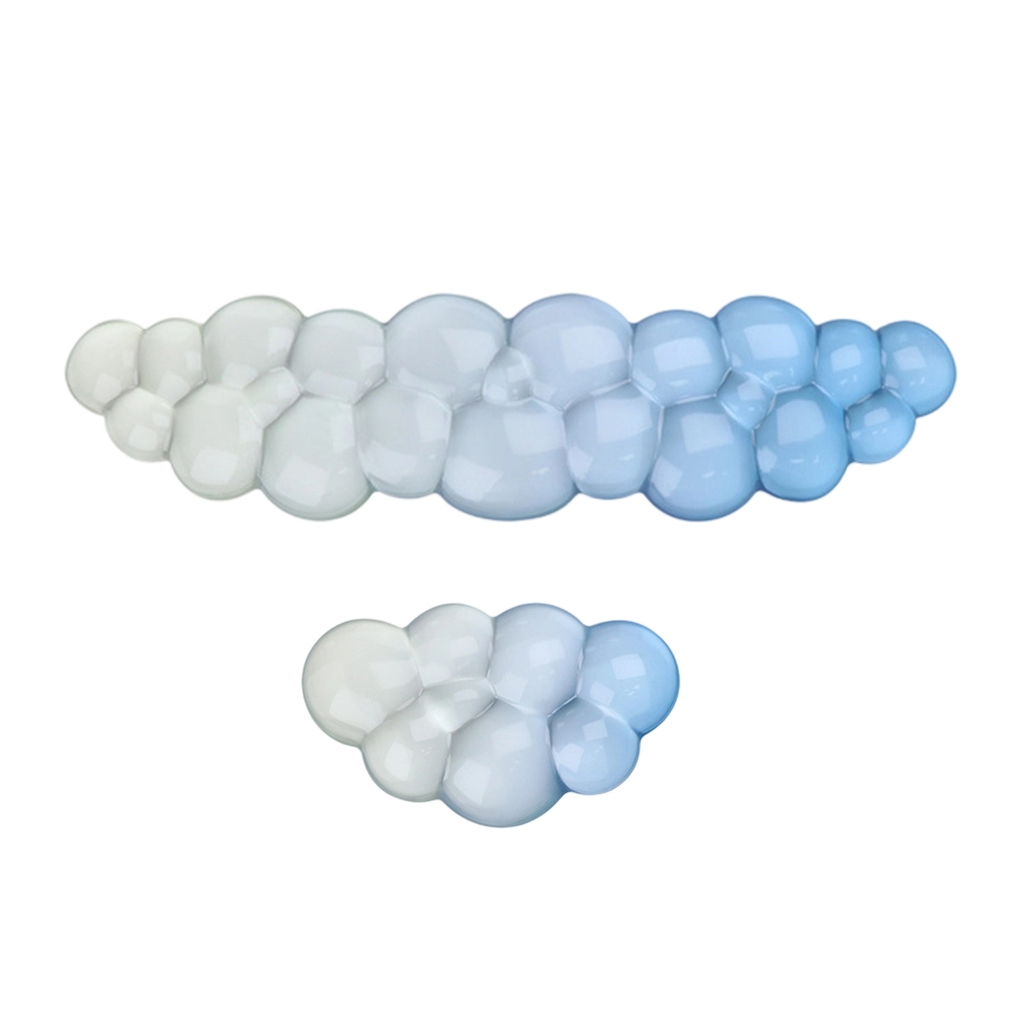 Cloud Mouse Pad Comfort Wrist Rest For Keyboard And Mouse Cushioned Support Mat With Concave Designing Sweat Proof
