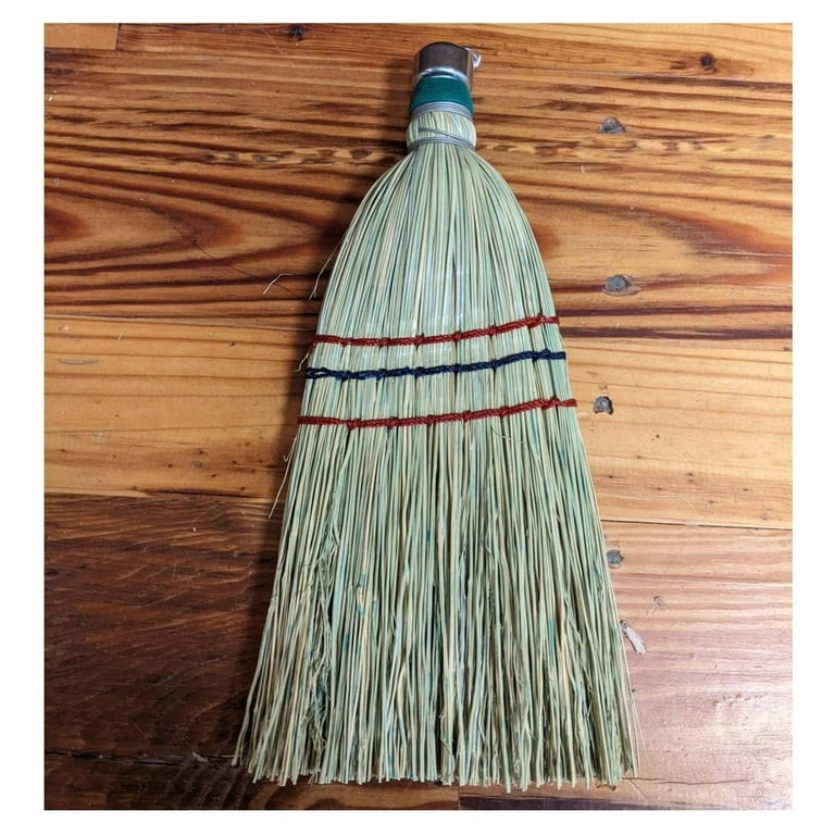 CintBllTer Amish-Made Whisk Broom - Authentic Corn Straw Broom