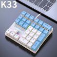 thumbnail image 2 of Becaristey RGB Finance And Accounting Keyboard Real Mechanical Foraxis Body Soft Lighting Key Wire Separation Blue and redaxis, 2 of 6