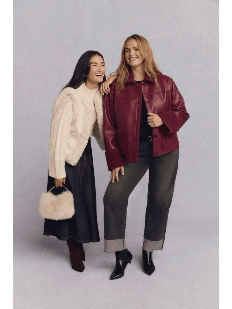 バッグ herlipto Crystal Faux Fur Mini Bag Her lip to】Crystal Faux Fur Mini Bag