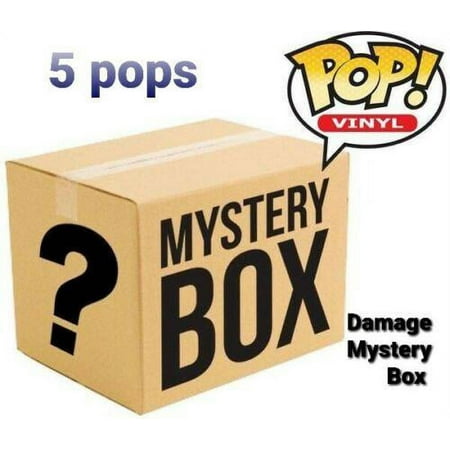 DAMAGE COMMON MYSTERY BOX LOT of 5 Funko POP! Vinyl Figures [Completely Random, No Duplicates!]