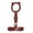 Claret, variant on 360 Rotating Grip Aluminium Phone Strap Patches None Adhesive Finger Holder Universal Full Protective Phone Case