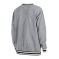 thumbnail image 3 of Unisex New Era Heather Gray Brooklyn Nets Vintage Throwback Crew Sweatshirt, 3 of 3